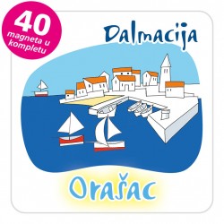 Magneti gradić EKO C 04 W Orašac komplet 40 ili 20 kom