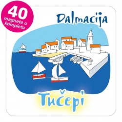 Magneti gradić EKO C 04 W Tučepi komplet 40 ili 20 kom