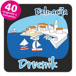 Magneti gradić EKO C 04 B Drvenik komplet 40 ili 20 kom