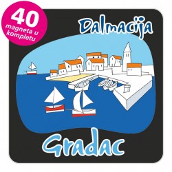 Magneti gradić EKO C 04 B Gradac komplet 40 ili 20 kom