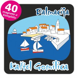 Magneti gradić EKO C 04 B Kaštel Gomilica komplet 40 ili 20 kom