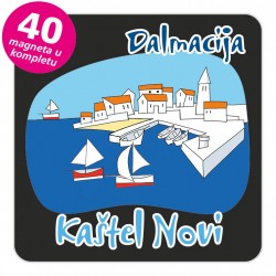 Magneti gradić EKO C 04 B Kaštel Novi komplet 40 ili 20 kom