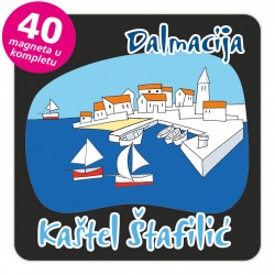 Magneti gradić EKO C 04 B Kaštel Štafilić komplet 40 ili 20 kom