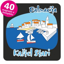 Magneti gradić EKO C 04 B Kaštel Stari komplet 40 ili 20 kom