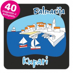 Magneti gradić EKO C 04 B Kupari komplet 40 ili 20 kom