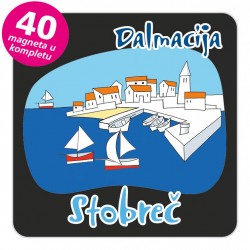 Magneti gradić EKO C 04 B Stobreč komplet 40 ili 20 kom