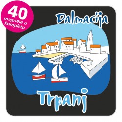 Magneti gradić EKO C 04 B Trpanj komplet 40 ili 20 kom