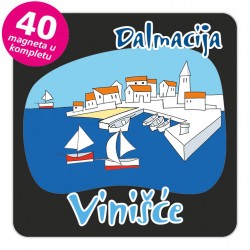 Magneti gradić EKO C 04 B Vinišće komplet 40 ili 20 kom