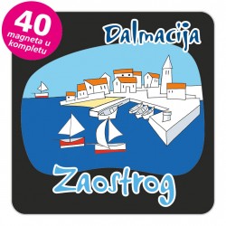 Magneti gradić EKO C 04 B Zaostrog komplet 40 ili 20 kom