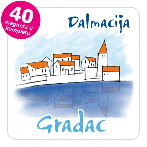 Magneti gradić EKO C 05 W Gradac komplet 40 ili 20 kom