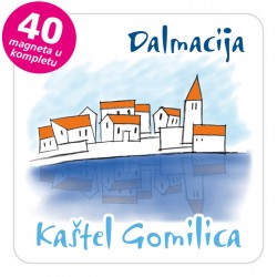 Magneti gradić EKO C 05 W Kaštel Gomilica komplet 40 ili 20 kom