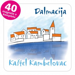 Magneti gradić EKO C 05 W Kaštel Kambelovac komplet 40 ili 20 kom