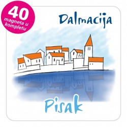 Magneti gradić EKO C 05 W Pisak komplet 40 ili 20 kom