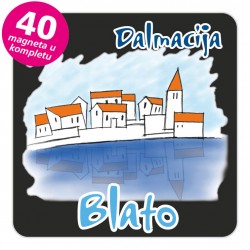 Magneti gradić EKO C 05 B Blato komplet 40 ili 20 kom