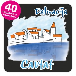 Magneti gradić EKO C 05 B Cavtat komplet 40 ili 20 kom