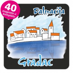 Magneti gradić EKO C 05 B Gradac komplet 40 ili 20 kom