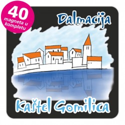 Magneti gradić EKO C 05 B Kaštel Gomilica komplet 40 ili 20 kom