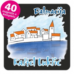 Magneti gradić EKO C 05 B Kaštel Lukšić komplet 40 ili 20 kom