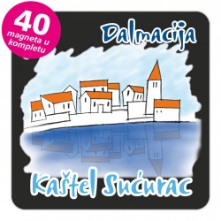 Magneti gradić EKO C 05 B Kaštel Sućurac Kuk komplet 40 ili 20 kom