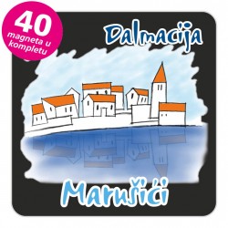 Magneti gradić EKO C 05 B Marušići komplet 40 ili 20 kom