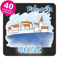 Magneti gradić EKO C 05 B Orašac komplet 40 ili 20 kom