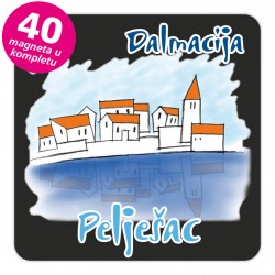 Magneti gradić EKO C 05 B Pelješac komplet 40 ili 20 kom