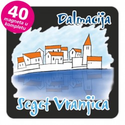 Magneti gradić EKO C 05 B Seget Vranjica komplet 40 ili 20 kom