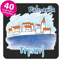 Magneti gradić EKO C 05 B Trpanj komplet 40 ili 20 kom