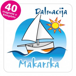 Magneti jedrilica EKO C 06 W Makarska komplet 40 ili 20 kom
