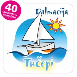 Magneti jedrilica EKO C 06 W Tučepi komplet 40 ili 20 kom
