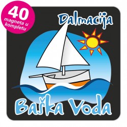Magneti jedrilica EKO C 06 B Baška Voda komplet 40 ili 20 kom