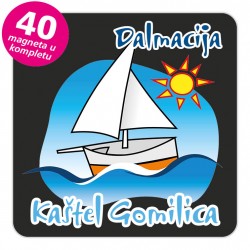 Magneti jedrilica EKO C 06 B Kaštel Gomilica komplet 40 ili 20 kom