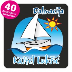 Magneti jedrilica EKO C 06 B Kaštel Lukšić komplet 40 ili 20 kom