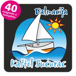 Magneti jedrilica EKO C 06 B Kaštel Sućurac Kuk komplet 40 ili 20 kom