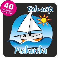 Magneti jedrilica EKO C 06 B Makarska komplet 40 ili 20 kom