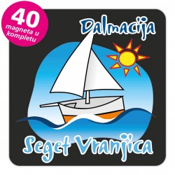 Magneti jedrilica EKO C 06 B Seget Vranjica komplet 40 ili 20 kom