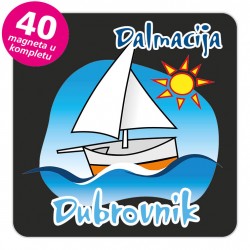 Magneti jedrilica EKO C 06 B Dubrovnik komplet 40 ili 20 kom