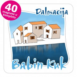 Magneti gradić EKO C 07 W Babin Kuk komplet 40 ili 20 kom