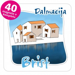 Magneti gradić EKO C 07 W Brist komplet 40 ili 20 kom