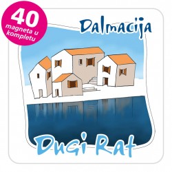 Magneti gradić EKO C 07 W Dugi Rat komplet 40 ili 20 kom