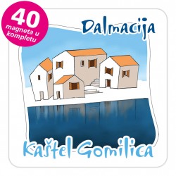 Magneti gradić EKO C 07 W Kaštel Gomilica komplet 40 ili 20 kom