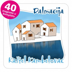 Magneti gradić EKO C 07 W Kaštel Kambelovac komplet 40 ili 20 kom