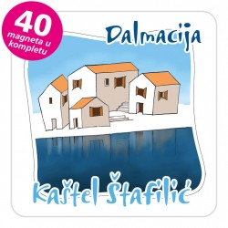 Magneti gradić EKO C 07 W Kaštel Štafilić komplet 40 ili 20 kom