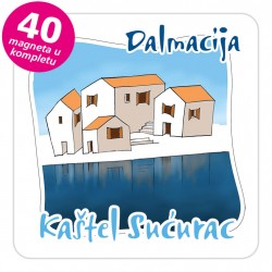 Magneti gradić EKO C 07 W Kaštel Sućurac Kuk komplet 40 ili 20 kom