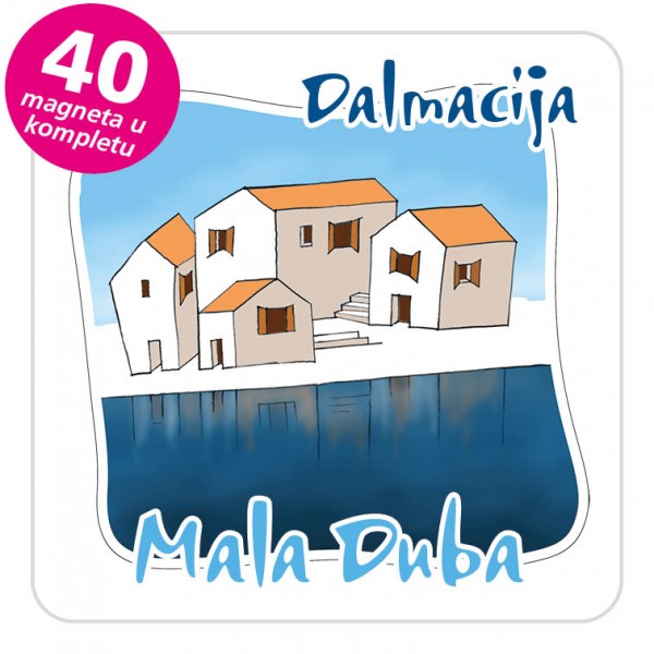 Magneti gradić EKO C 07 W Mala Duba komplet 40 ili 20 kom
