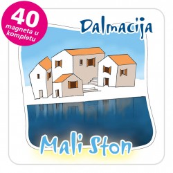 Magneti gradić EKO C 07 W Mali Ston komplet 40 ili 20 kom