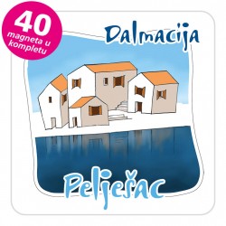 Magneti gradić EKO C 07 W Pelješac komplet 40 ili 20 kom