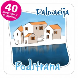 Magneti gradić EKO C 07 W Podstrana komplet 40 ili 20 kom