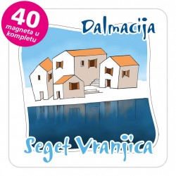 Magneti gradić EKO C 07 W Seget Vranjica komplet 40 ili 20 kom