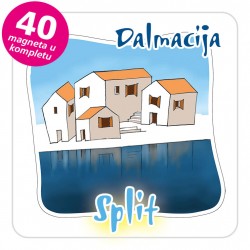 Magneti gradić EKO C 07 W Split komplet 40 ili 20 kom